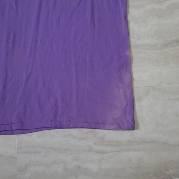 Vintage Lizard Graphic KK10 Purple Turtle Neck Faded T-Shirt One Size Fits All - Picture 12 of 12